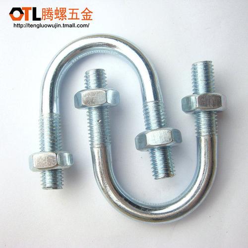 u型卡m6m8m10管固定卡抱箍 u型螺栓u型螺丝u型丝管卡4分6分1寸