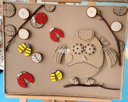 幼儿园木头创意画_幼儿园_筷子_幼儿园手工_教育_学前