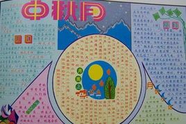 语文手抄报关于中秋节-在线图片欣赏