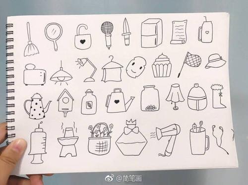 手帐素材简笔画