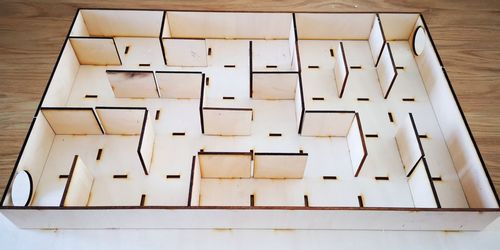 仓鼠迷宫 仓鼠玩具 木质组装迷宫