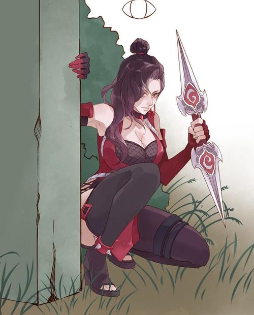 王者荣耀:阿珂作为一个野王,她沉迷于蹲中路,吓得嬴政