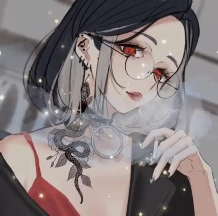 (霸气,高冷)女生动漫头像