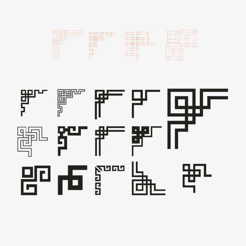 关键词 : 中式,古典,边角,边框,装饰