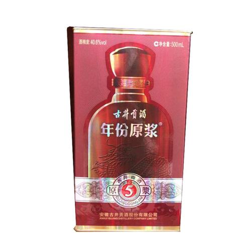古井贡酒年份原浆5年40.6度 整箱装