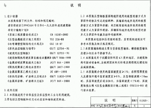 网站首页 海量文档 建筑/施工 建筑图集 01j925-1(压型钢板,夹芯板