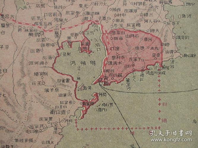 (胶州湾-独逸-德军防御区域,威海卫-英国租借地,莱州府,登州府,青州府