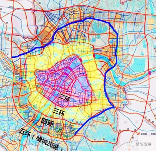 武汉六环线线路图公开,黄陂得到了什么?