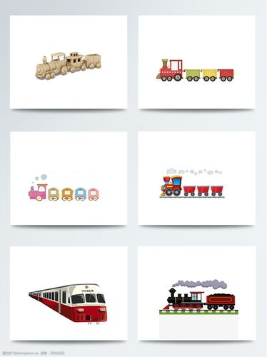 可爱蒸汽卡通小火车