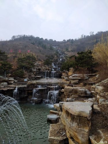 春节山东新泰见子山风景区自驾游