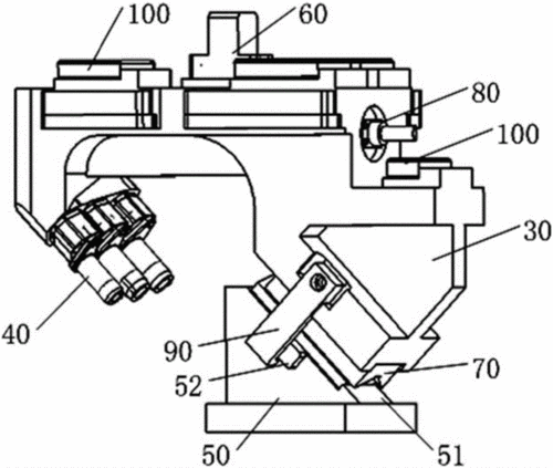 钩式侧冲孔斜楔机构及模具总成制造技术