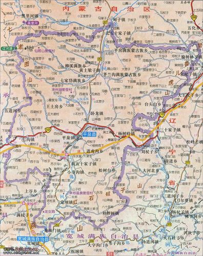 平泉县地图_承德地图库_地图窝