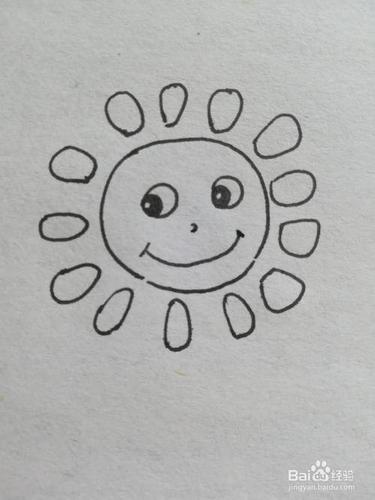 太阳怎么画才好看