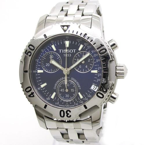 tissot(ティソ)prs200 t362/462 ネイビー文字盘 クロ