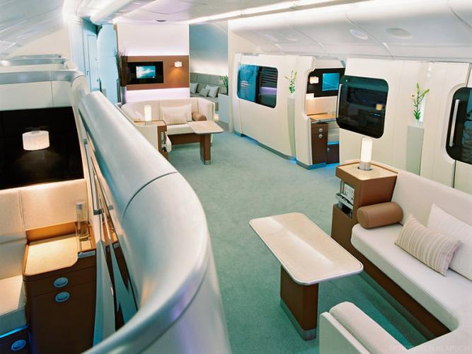 空客a380之豪华室内