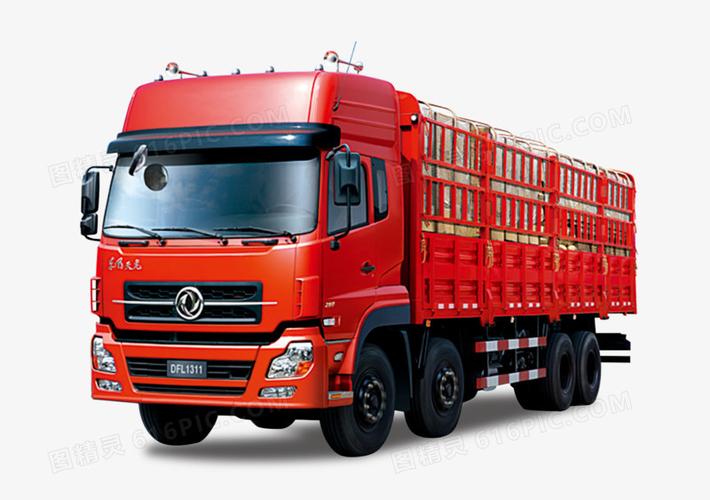 红色大卡车