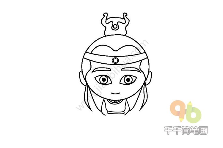 贾宝玉简笔画图片教程