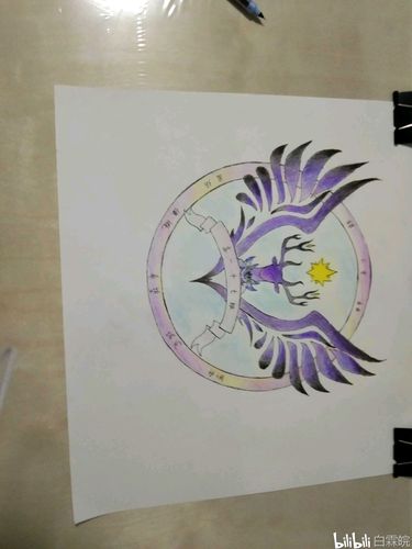 高一的时候给班级画的班徽
