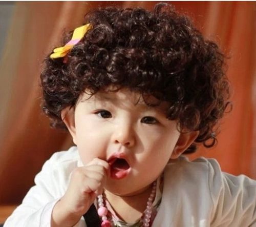 假发宝宝拍照发包儿童摄影爆炸头影楼可爱短卷整顶假发