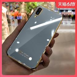 奶奶灰vivox23手机壳网红潮牌vivox23幻彩版软硅胶电镀高档保护套x23