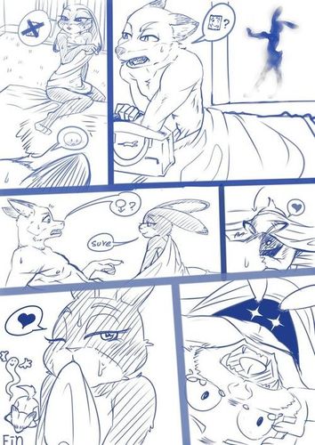 疯狂动物城拟人化污图