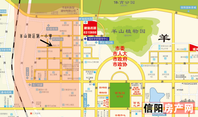 羊山学区大汇总 这些楼盘才是正儿八经的学区房_信阳
