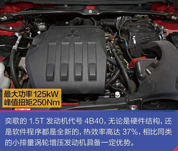 这款发动机具备品牌当家的mivec可变排气升程技术,以及双喷射,气门