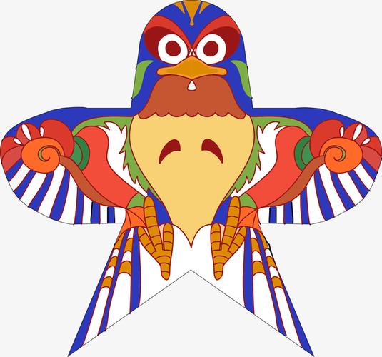 关键词 : 矢量,五彩,风筝,卡通