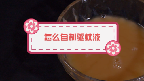 怎么自制驱蚊液