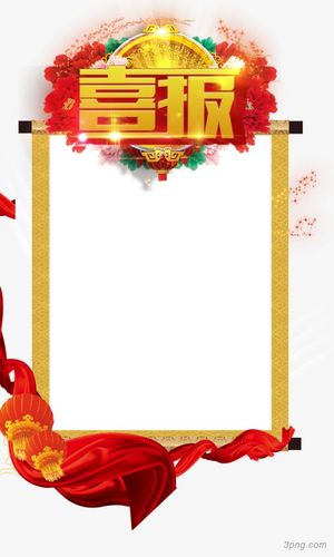 标签:喜报喜报背景框喜庆红色榜单