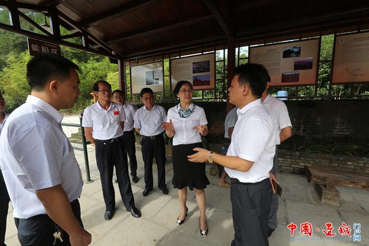 连城县委副书记,代县长吕素梅检查旅游接待准备和安全生产工作