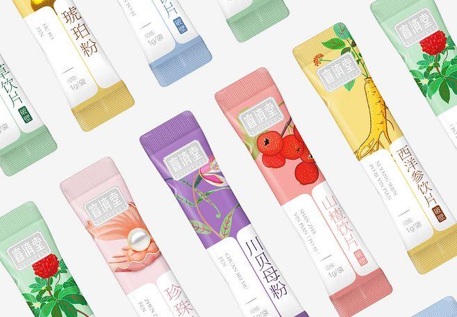 李华清设计为"睿济堂"提供了品牌定位,标志vi,包装设计等服务