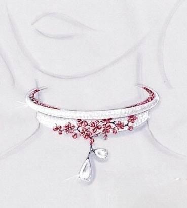 配饰手稿作品-配饰手稿款式图