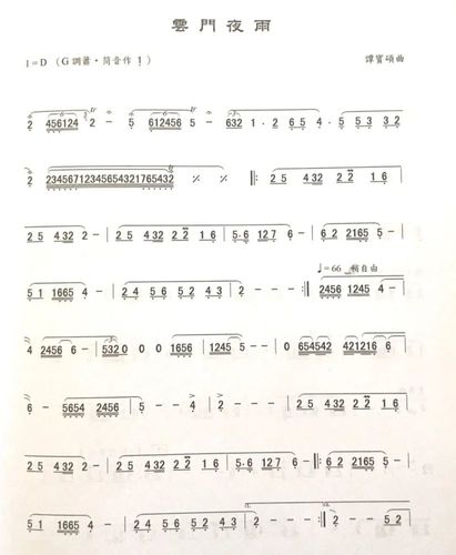 箫声沐雨,凉夜如水《云门夜雨》演奏:谭宝硕