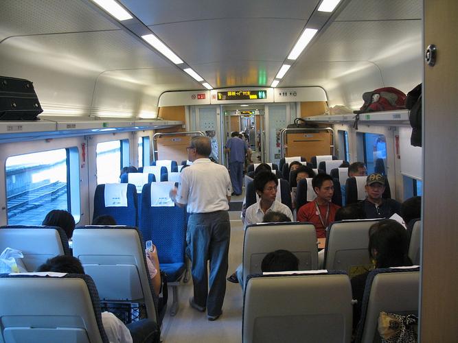 crh1动车组内部车座什么样