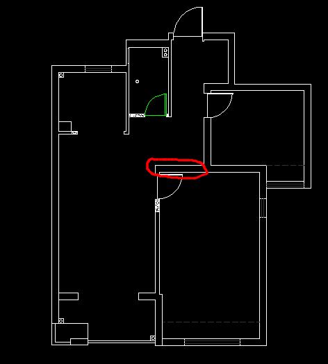 看户型,进门时卧室的一堵墙~有点堵的感觉,我想问一下,从风水角度讲