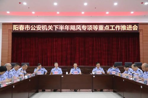 阳春市公安局召开全市公安机关下半年飓风专项等重点工作推进会