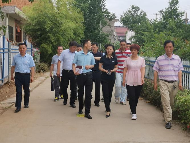 市委非公和社会组织工委专职副书记李新霞一行调研蒋村镇抓党建促脱贫