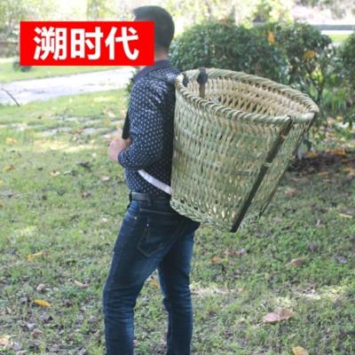 四川背篓竹子编背筐纯手工农家用贵州背篼特大小号道具背箩篮筐