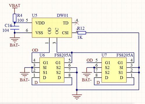 dw01锁死后不能用充电解锁,只能用短接8205解锁