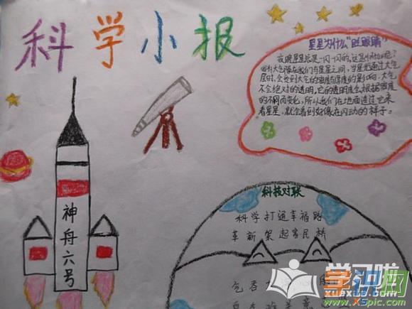 最简单的科技节手抄报图片