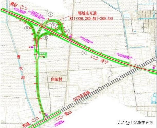 郓城至鄄城高速公路主要工程方案二