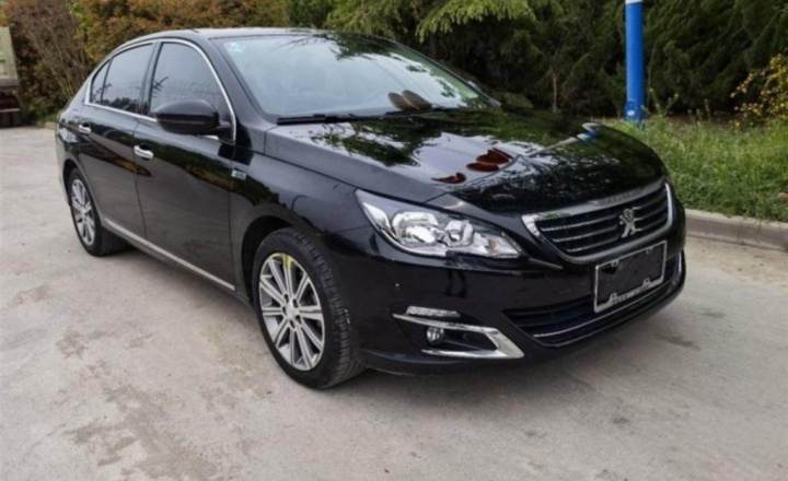 武汉二手标致408 2015 款 1.2t 自动豪华版 黑色 - 小猪二手车