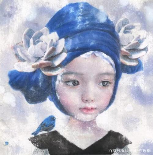 韩国女画家,她的画有一种治愈的力量