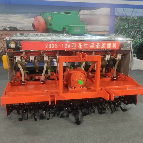 花生起垄播种机 起垄施肥花生播种机 四轮多行花生起垄播种机
