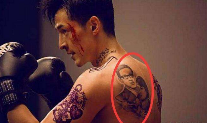 明星看不见的纹身大对比, 胡歌的有创意,张柏芝的竟遍布全身