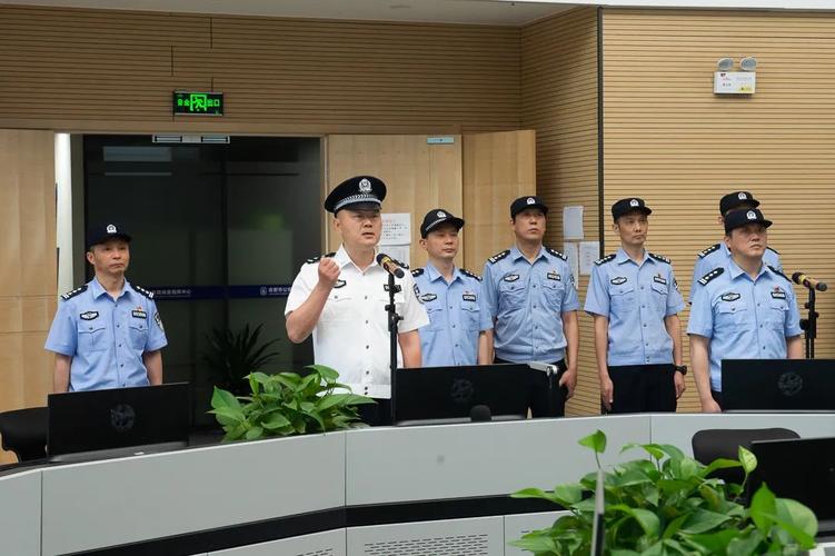 在市公安局侦查指挥中心,合肥市委常委,政法委书记,市公安局局长马军