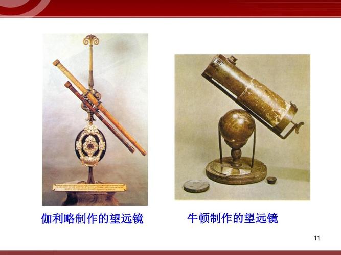 伽利略制作的望远镜 牛顿制作的望远镜 11