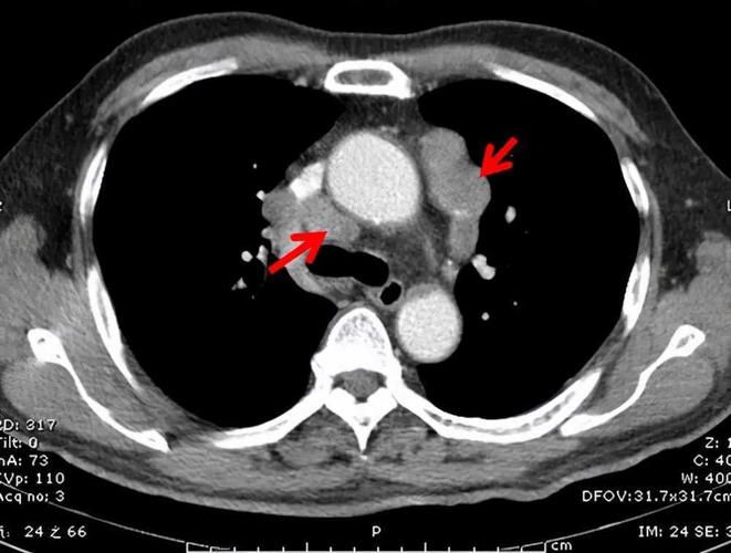 胸部ct发现纵隔淋巴结肿大原因分析