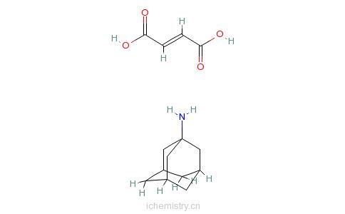 cas:18720-83-7_1-金刚烷胺延胡索酸盐的分子结构